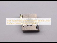 ความแข็งแรงสูง Cermet การหมุนใส่พื้นผิวที่ดีเสร็จ CNGG120404L-C