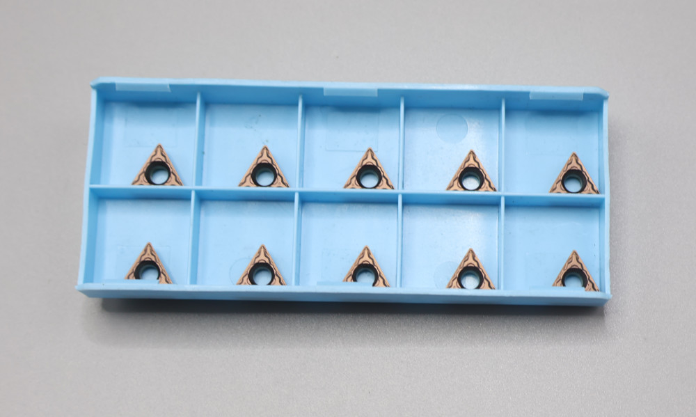 TPMT 110304 CNC Lathe Carbide Turning Insert สแตนเลส คาร์ไบด์ใส่สําหรับเครื่องมือหมุน TPMT11