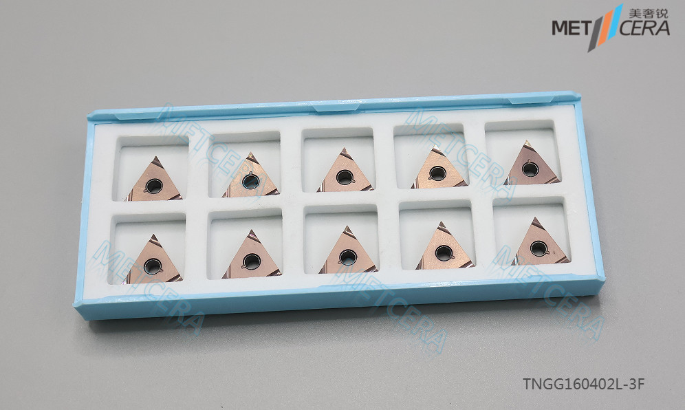 60° สามเหลี่ยมลบด้วยรู TNGG1604 มือซ้ายตัดหมุนใส่, การใส่คาร์ไบด์, การใส่ดิน