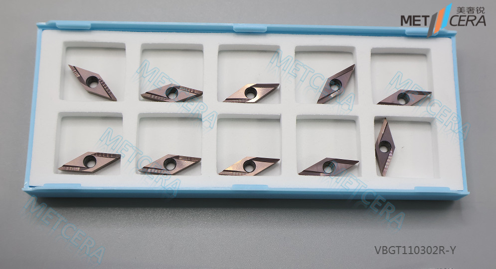 เครื่องมือตัดการหมุนคาร์ไบด์ CNC เหล็กไร้ขัด เครื่องแปรรูปละเอียดคุณภาพสูง เครื่องมือหมุนภายใน VBGT110304R