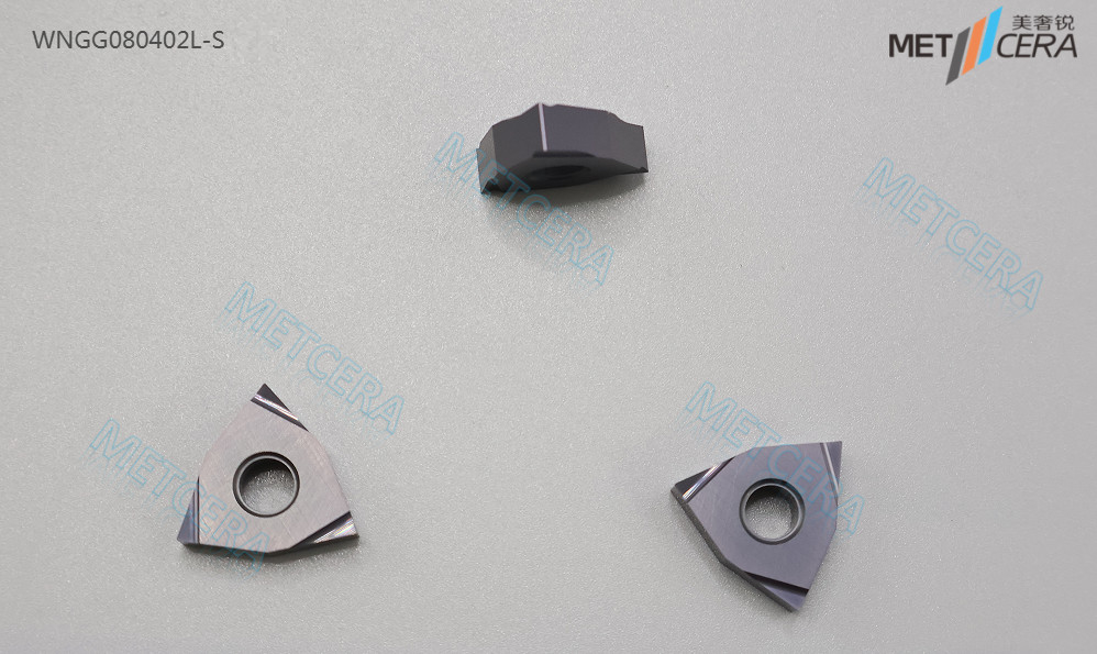 WNGG0804 Carbide Insert CNC Carbide Turning Tool การประมวลผลเหล็ก การหมุนภายนอก การตัดมือซ้าย การตัดมือซ้าย