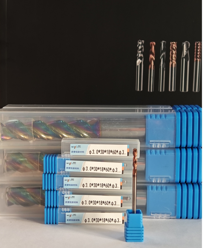 เครื่องมือตัดคาร์ไบด์เคลือบ 3D / 5D G-ภายนอก Coolant Drill φ3.0 x 3D x 18 x 60 x φ3mm