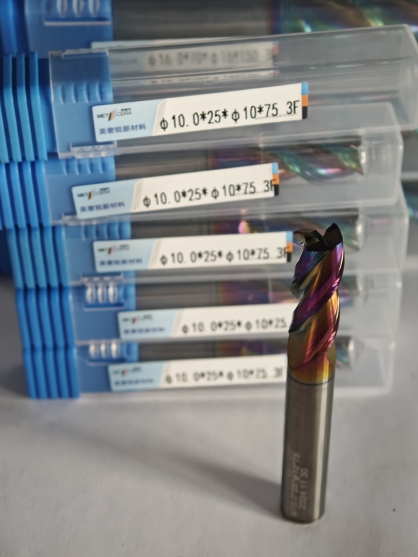 MAE PLUS เครื่องบดปลาย CNC สําหรับโลหะประเภทเหล็ก อลูมิเนียมและทองแดง เครื่องบด 10mm,Φ10x25x10Dx75mm
