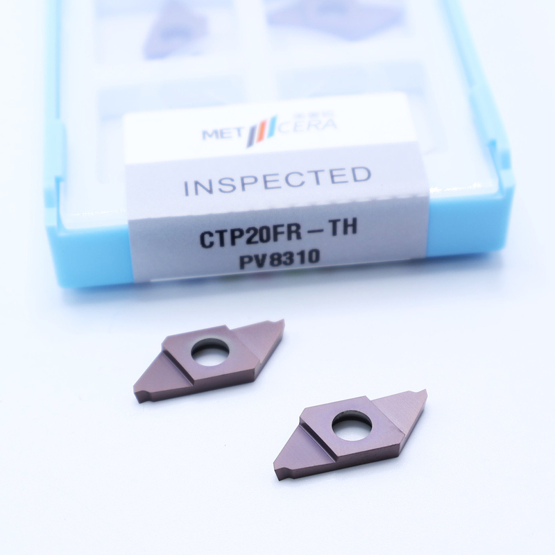 PV8310 เกรดทองแดง CNC Carbide Insert สําหรับการตัด CTP PVD ปกแต่งการแยกออก CTP20FR-TH