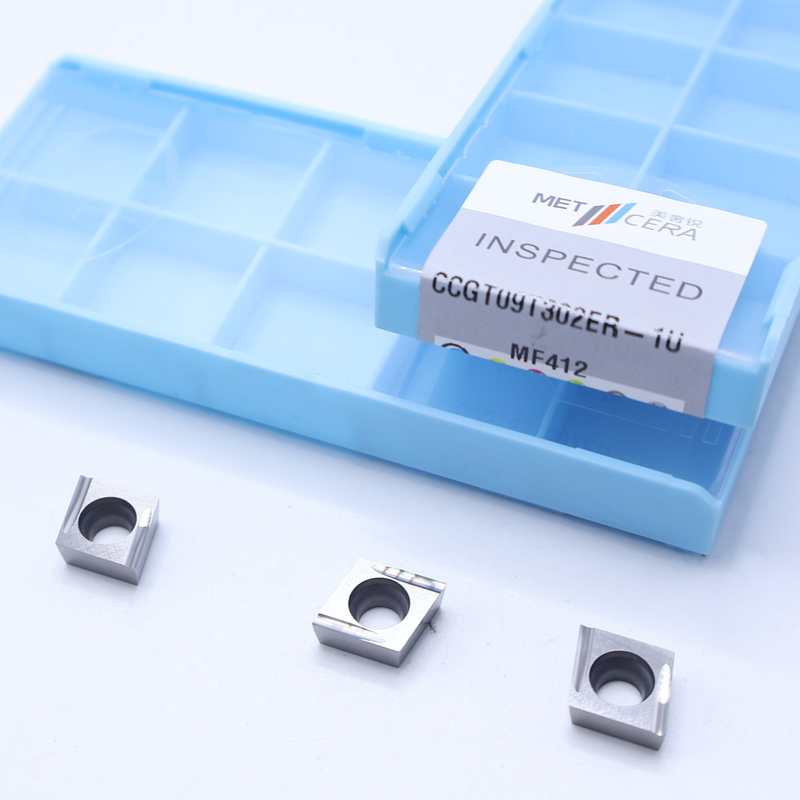 CCGT09 Carbide Insert Boring Insert, Carbide Internal Turning Insert สําหรับการตัดเหล็ก, เหล็กสแตนเลียม, อาหารต่ํา, การใส่บวก, CCGT09T302ER-1U