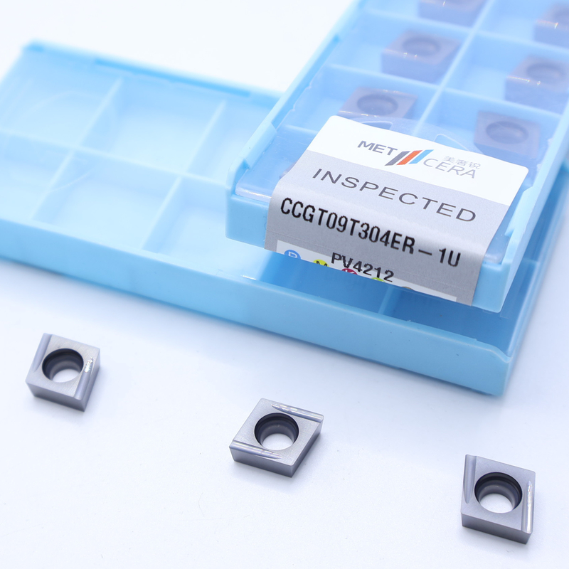 PV4212 ซีเมนต์คาร์บิด CCGT09 การใส่คาร์บิดสําหรับการหมุนสแตนเลส