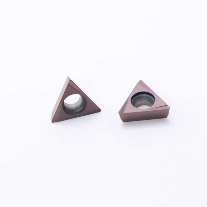 TPGT10 TPGT11 Carbide Turning Inserts สําหรับ CNC Turning 4W ชิปบริคเกอร์ในเงิน / ทองแดง