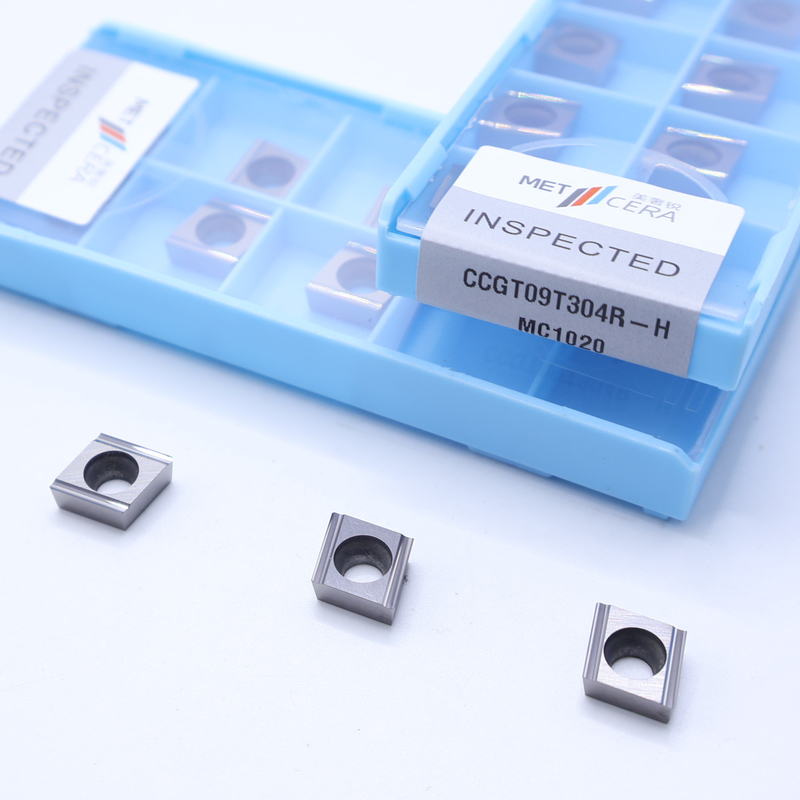 CCGT06 CCGT09 Cermet CNC การหมุนใส่สําหรับวัสดุ P, จบใส่กับ H ชิปบริคเกอร์