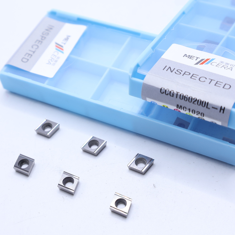 CCGT06 CCGT09 Cermet CNC การหมุนใส่สําหรับวัสดุ P, จบใส่กับ H ชิปบริคเกอร์