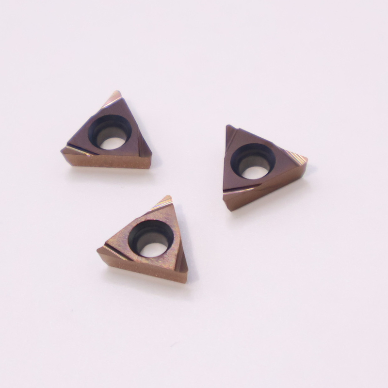 TPGH08 TPGH09 TPGH11 คาร์ไบด์หมุนอินสอร์ท, คาร์ไบด์ CNC ปั่นอินสอร์ทกับ S ชิปบริคเกอร์