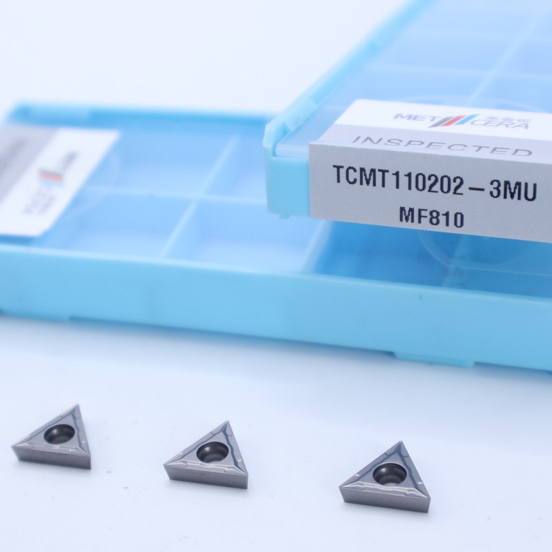 การหมุนคาร์ไบด์ใส่ TCMT09 TCMT11 TCMT16, การใส่บวก CNC ด้วย 3MU ครึ่งเสร็จ Chipbreaker