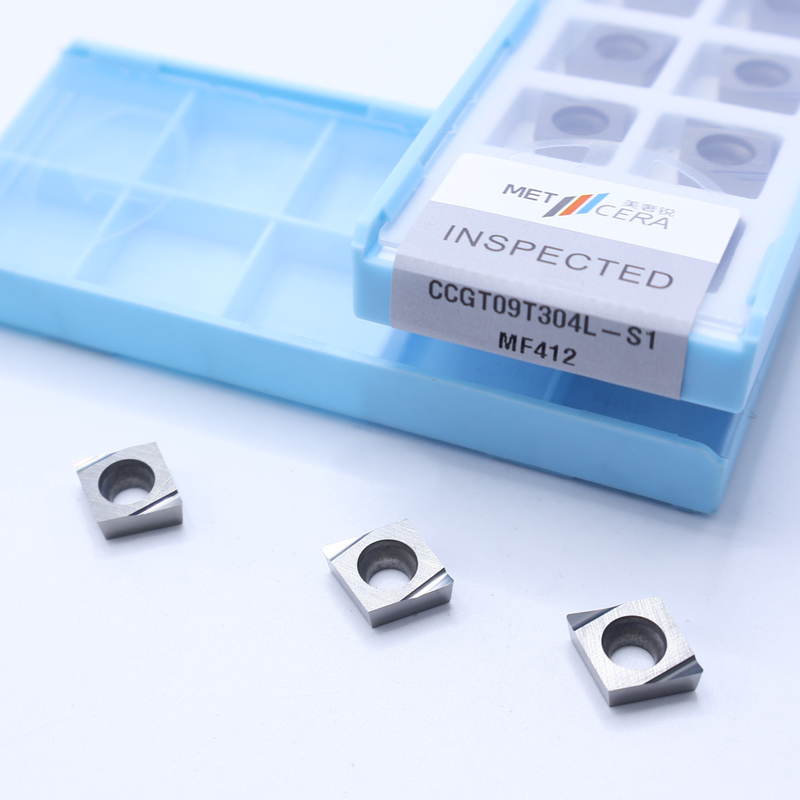 CCGT04 CCGT06 CCGT09 คาร์ไบด์เทิร์นนิ่งอินสอร์ท คาร์ไบด์ CNC เทิร์นนิ่งอินสอร์ทใน S1 ชิปฉีกคม