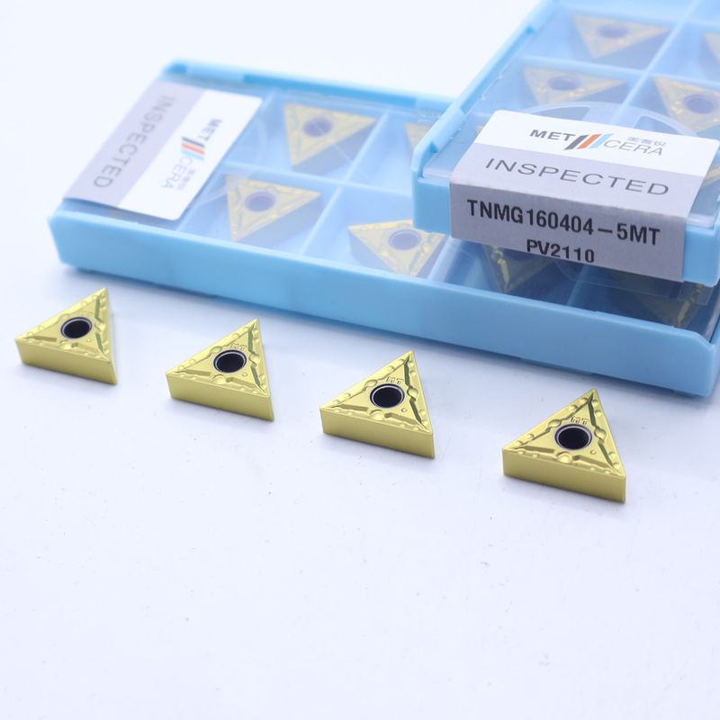TNMG16 ใส่หมุน CNC ลบ พร้อมเครื่องบดชิปครึ่งเสร็จ 5MT และ TiCN Cermet สําหรับความทนทานต่อการสกัด