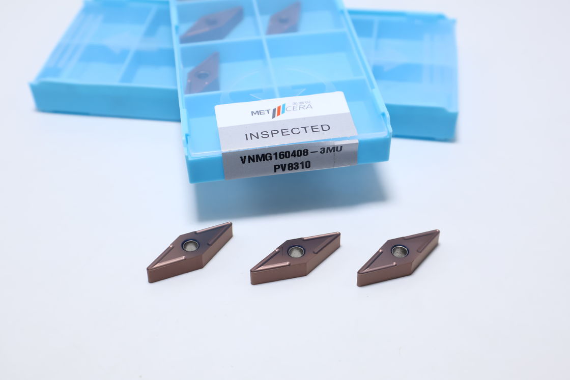 VNMG1604 เม็ดมีดกลึงภายนอกคาร์ไบด์แบบเปลี่ยนได้ สำหรับตัดสแตนเลส บาร์คว้าน