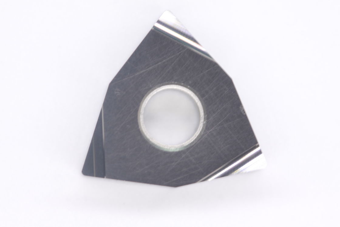 ปรับปรุงความละเอียด PVD การเคลือบ CNC Cermet Insert สําหรับการแปรรูปเหล็กการหัน Insert WNGG080404R-S